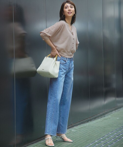 23区 カーディガン 「杏さん着用」シャイニーシアー ドルマン