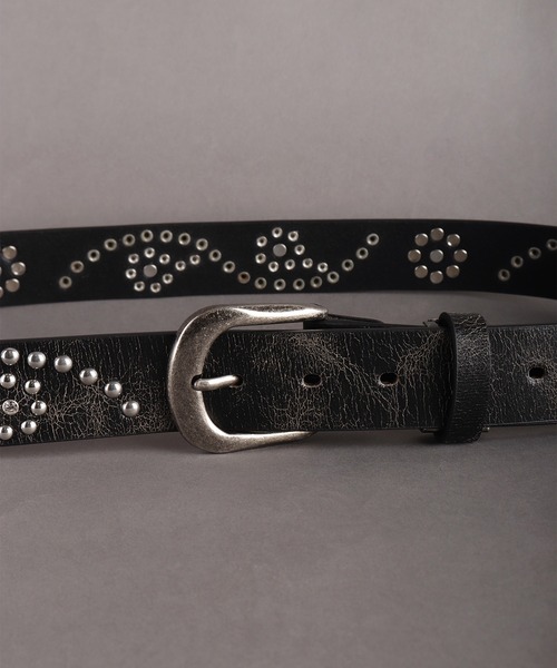 WESTSEA（ウエストシー） ベルト スタッズ ウエスタン 本革 ベルト