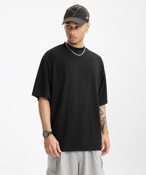 Tシャツ/L/コットン/BLK 残り1点】オーガニックコットン黒染め Tシャツ｜