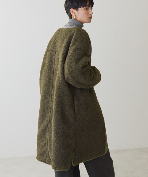 「AMERICAN HOLIC」 コート M アイボリー レディース_画像4