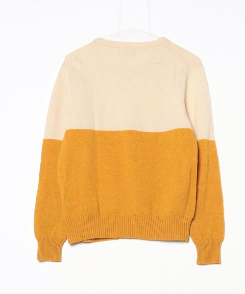 FRED PERRY（フレッドペリー） 長袖ニット SMALL オレンジ メンズ