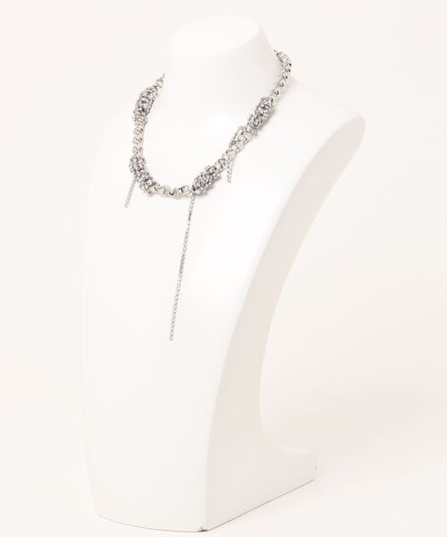 【関税込み】Justine Clenquet シルバー Mia ネックレス JUSTINE CLENQUET ネックレス CLENQUET/ジュスティーヌ