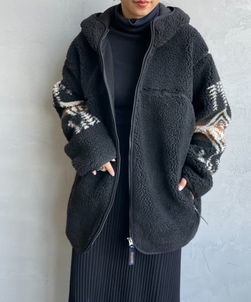 ペンドルトン スタジャン S ウール ブラック 日本製 PENDLETON（ペンドルトン） ブルゾン M ブラック レディース