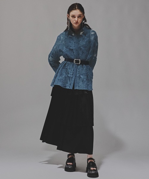 HARE ポイントレースシャツ ブラック 楽天市場】【SALE／40%OFF】ポイントレースシャツ HARE ハレ