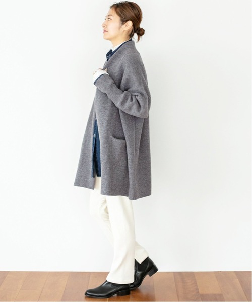 IENA（イエナ） ニットカーディガン FREE グレー レディース