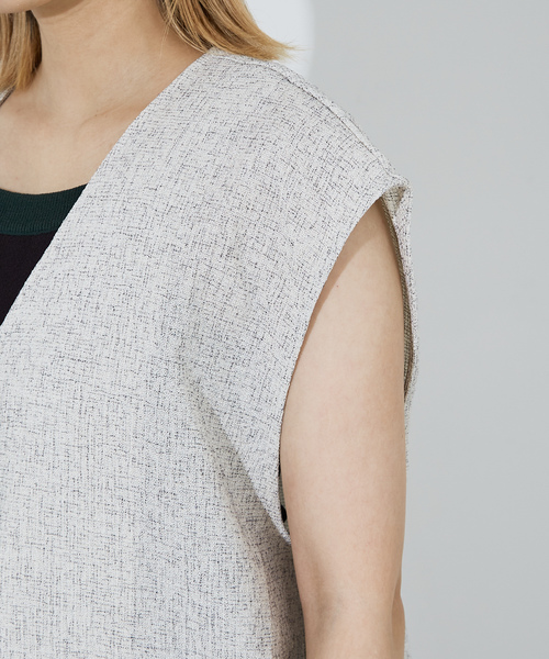 「NOMINE」 ベスト フリー シルバー レディース_画像8