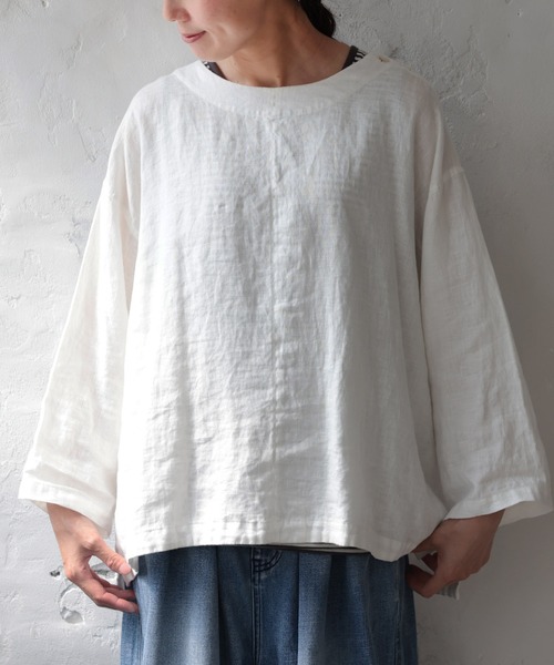 soulberry（ソウルベリー） ブラウス シャツ リネンTee レディース