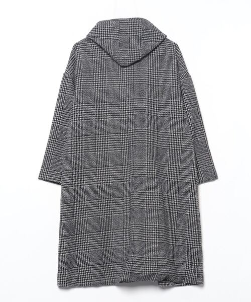 「DAY CLOSET」 ノーカラーコート M グレー レディース_画像2