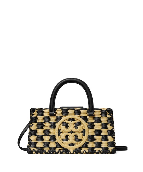TORY BURCH ロゴ エラ イースト ウェスト クロシェ かごバッグ TORY BURCH かごバッグ カゴバッグ エラ ハンドクロシェ