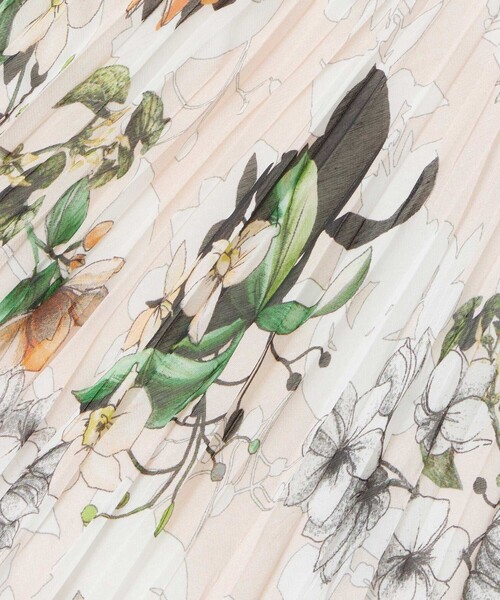 25SS ANAYI 新品　bouquet プリント プリーツスカート　36 bouquet プリント プリーツスカート|ANAYI OFFICIAL ONLINE