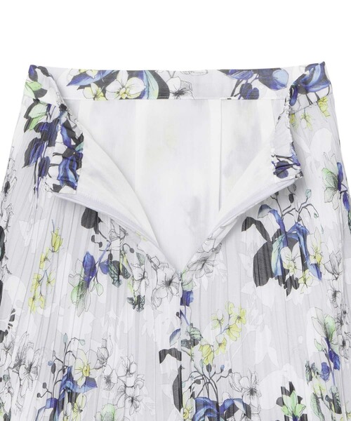 25SS ANAYI 新品　bouquet プリント プリーツスカート　36 bouquet プリント プリーツスカート|ANAYI OFFICIAL ONLINE
