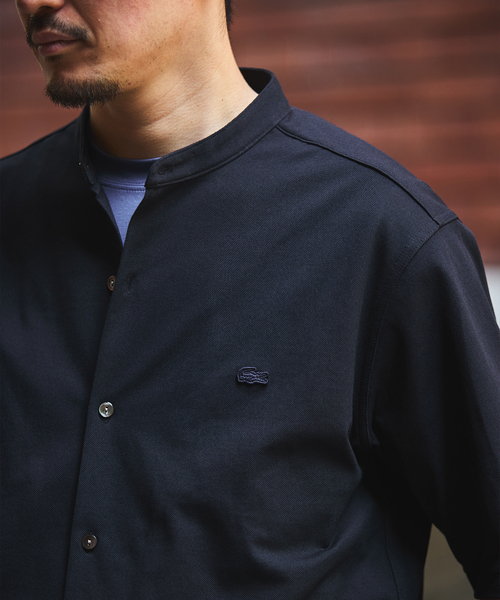 LACOSTE ポロシャツ 吸水速乾＆高通気” (ラコステ) 別注 バンド