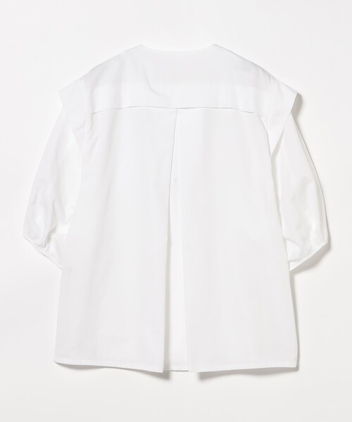 Demi-Luxe BEAMS ブラウス シャツ タック ショートスリーブ