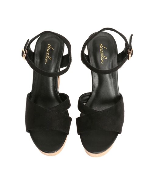 dazzlin厚底 サンダル Lサイズ dazzlin（ダズリン） サンダル コルクヒールサンダル レディース