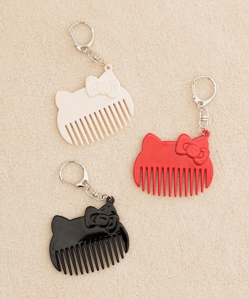 Me%（ミィパーセント） キーホルダー 「HELLO KITTY」コームチャーム