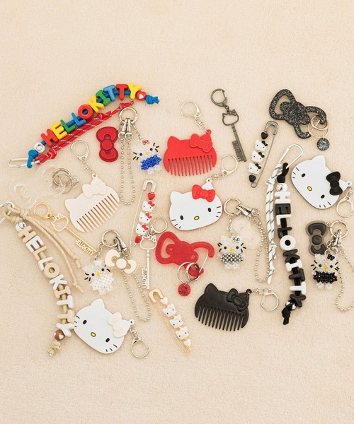 Me%（ミィパーセント） キーホルダー 「HELLO KITTY」コームチャーム