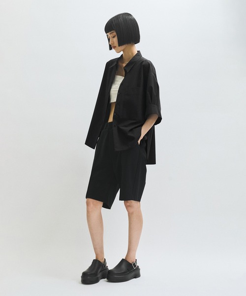 アダムエロペ バウンスカフステントラインシャツ ストライプ ブラウス アダムエロペ バウンスカフステントラインシャツ ストライプ