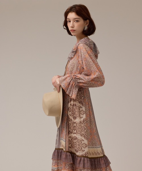 グレースコンチネンタル（GRACE CONTINENTAL）/ペイズリープリントドレス GRACE CONTINENTAL（グレースコンチネンタル） ワンピース ペイズリー