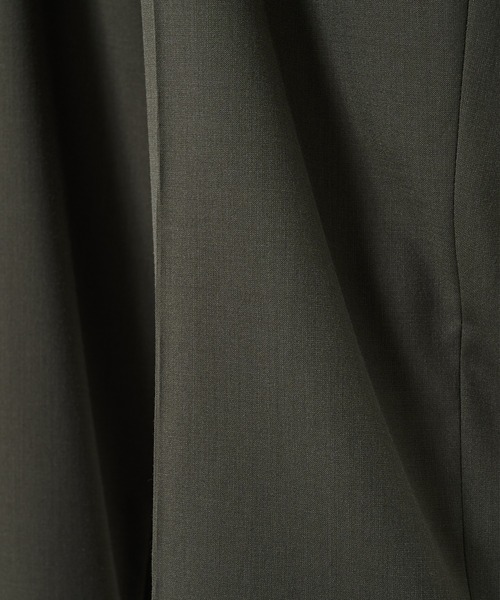 スラックス 「STUDIOUS」COOL WOOL WIDE SLACKS / 涼しいウール メンズの画像