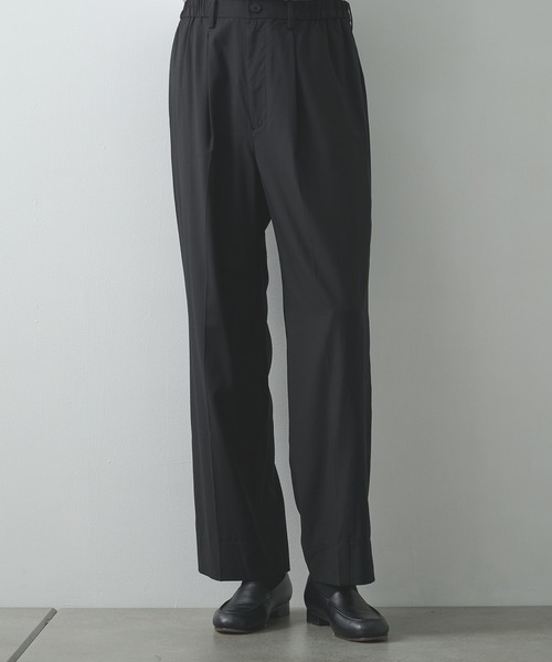 STUDIOUS（ステュディオス） スラックス 「STUDIOUS」COOL WOOL WIDE