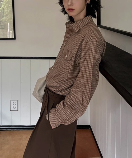 MaisonMargielaチェックボタンアップシャツドレス MM6 Maison Margiela/エムエム6 メゾン マルジェラ通販 | テクニカル