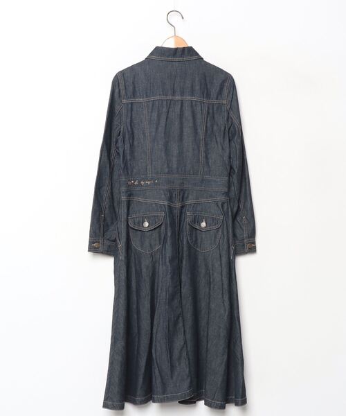 To b. by agnes b. シャツワンピース ブルー 36 To b. by agnes 「To b.」 シャツワンピース 36 ネイビー