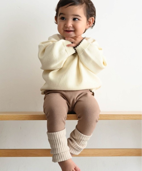 PUPPAPUPO（プッパプーポ） レギンス スパッツ バイカラー ロール