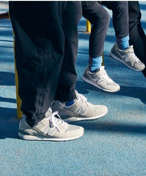 [New Balance] low cut спортивные туфли 23.5cm серый мужской 