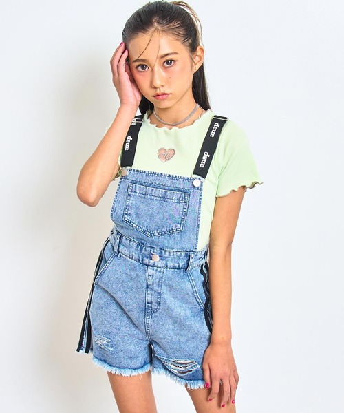 ANAP GiRL（アナップガール） サロペット オーバーオール サイドライン