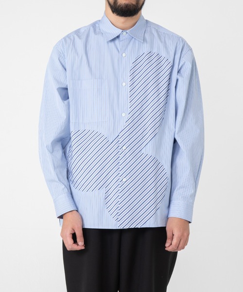TXA シャツ 門倉太久斗/22世紀ジェダイ Slash striped shirt メンズ