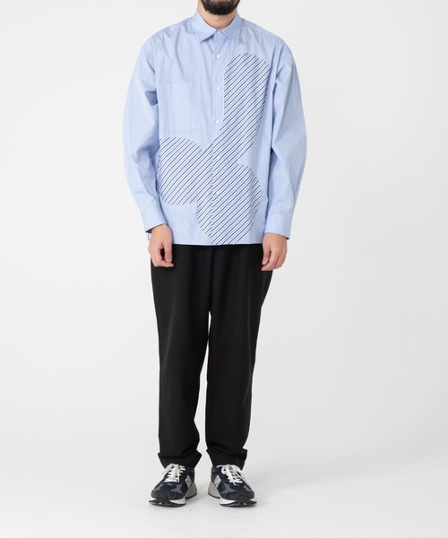 TXA シャツ 門倉太久斗/22世紀ジェダイ Slash striped shirt メンズ