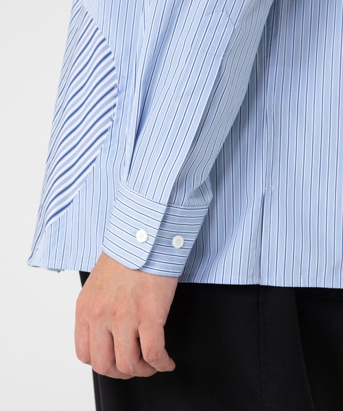 TXA シャツ 門倉太久斗/22世紀ジェダイ Slash striped shirt メンズ