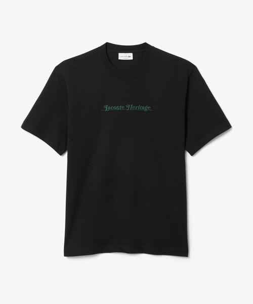 LACOSTE（ラコステ） tシャツ ヘリテージロゴステッチTシャツ メンズ