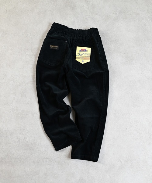 山本 KID ブランドTONGUE MGM ワークパンツ 黒 MARKEY'S（マーキーズ） パンツ コールテンシェフパンツ キッズ 子供服