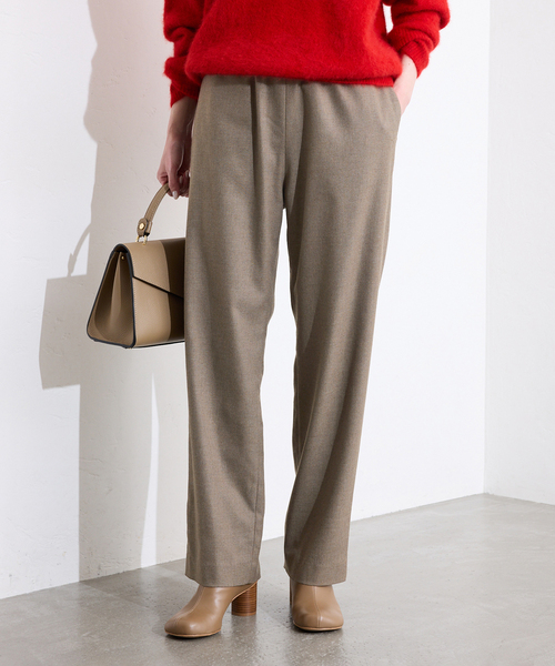 SLOBE IENA（スローブイエナ） スラックス パンツ 「吸湿発熱/WEBのみ4