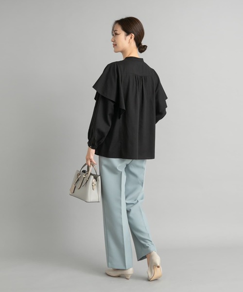 「URBAN RESEARCH DOORS」 長袖ブラウス MEDIUM ブラック レディース