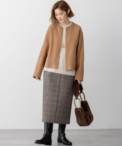 uncrave ライトリバーショートコート uncrave アンクレイヴ 21AW ライトリバー ショートコート2 ブルー