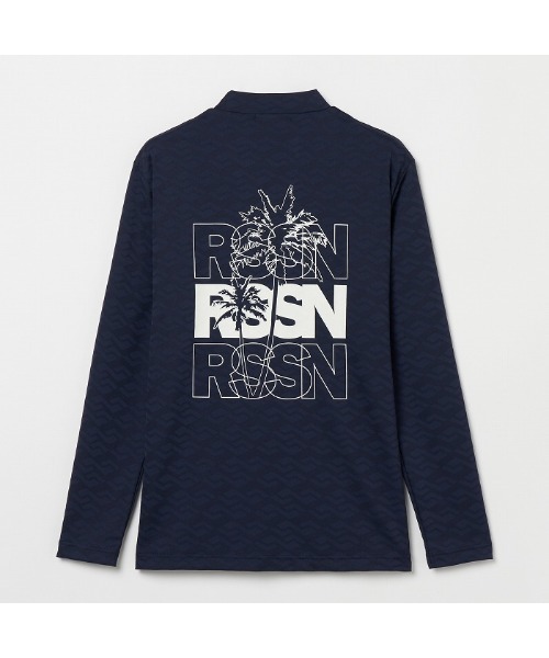 Rosasen（ロサーセン） シャツ 「Rosasen/GOLF」幾何学柄 ジャカード