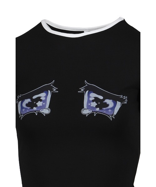 NODRESS（ノードレス） tシャツ ””NO CRY”” CRYING EYES PRINTED T