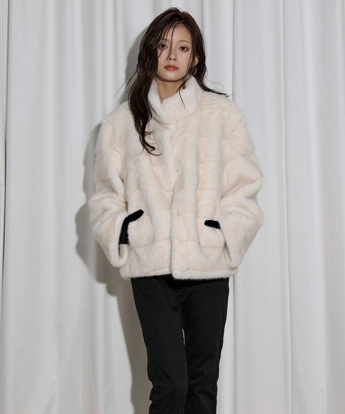 ミンク ジャケット 楽天市場】【40%offクーポン】ミンク ジャケット シェアード加工