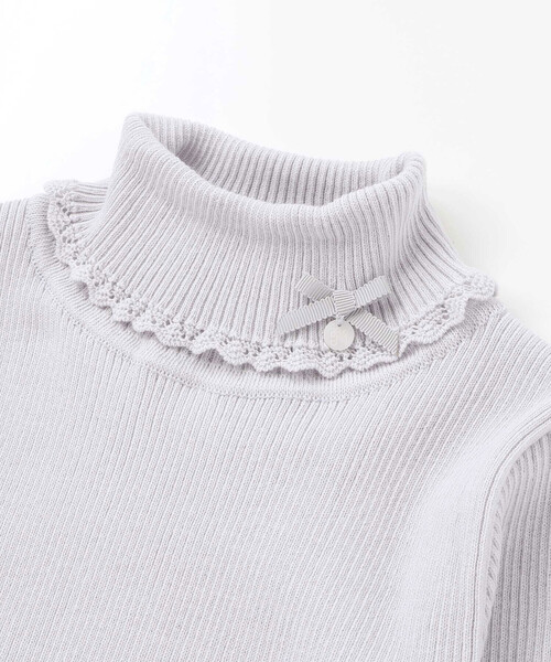 Tartine et Chocolat ニット セーター 「日本製」ソフトコットンリボン