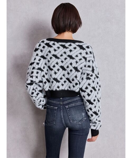 GYDA（ジェイダ） ニット セーター GGチェーンロゴラメニットトップス