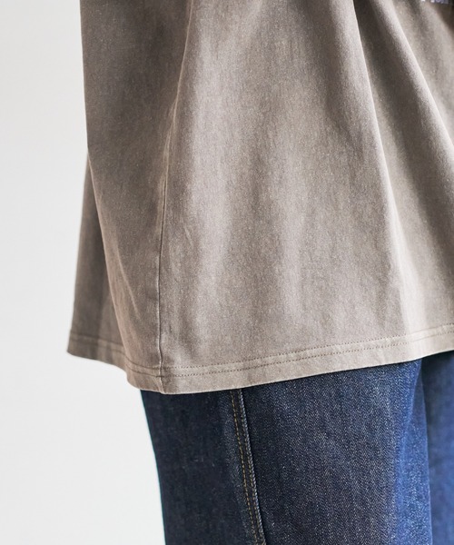 「DISCOAT」 半袖Tシャツ FREE チャコールグレー レディース_画像6