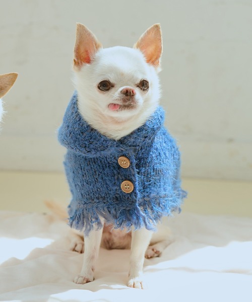 ROPE' PICNIC（ロペ ピクニック） 犬 服 「DOG」ニットポンチョ