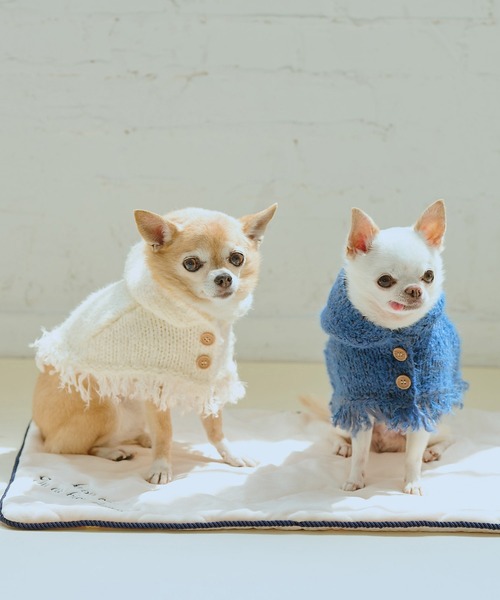 ROPE' PICNIC（ロペ ピクニック） 犬 服 「DOG」ニットポンチョ