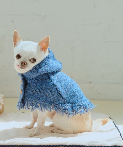 ROPE' PICNIC（ロペ ピクニック） 犬 服 「DOG」ニットポンチョ