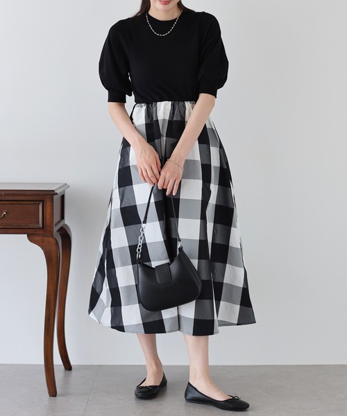 「BLUEEAST」 半袖ワンピース MEDIUM ブラック レディース_画像7