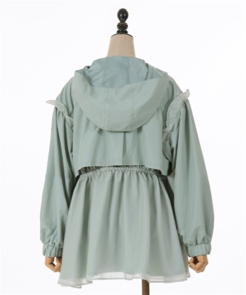 「axes femme POETIQUE」 ジップアップブルゾン MEDIUM キナリ レディース_画像7