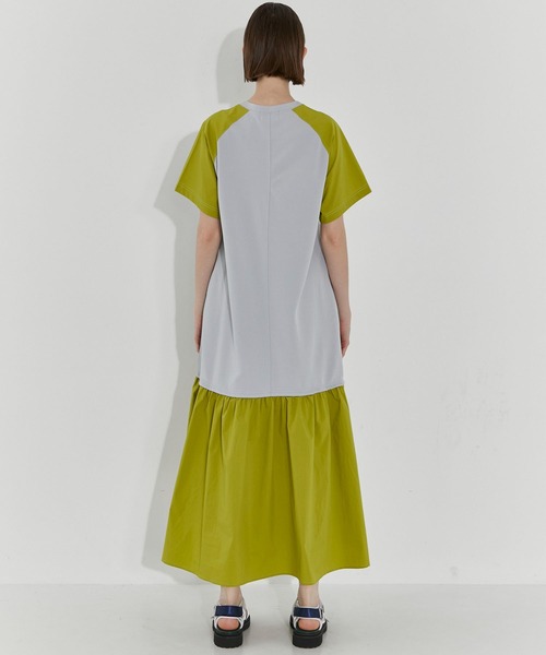 「CITY TOKYO」 半袖ワンピース 2 モカ レディース_画像8