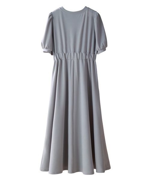 「SAISON DE PAPILLON」 半袖ワンピース M グレー レディース_画像3